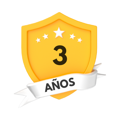 GARANTÍA EXTENDIDA POR 3 AÑOS